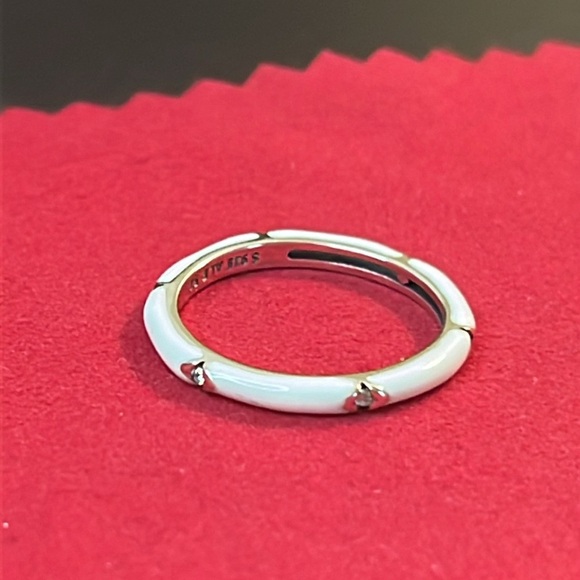 Pandora Me Stones and Enamel Ring Sz 6 - Picture 5 of 11